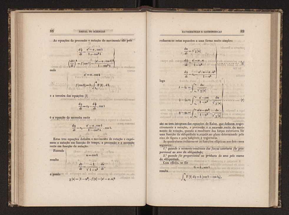 Jornal de sciencias mathematicas e astronomicas. Vol. 7 46