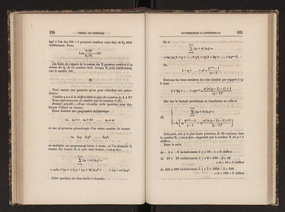 Jornal de sciencias mathematicas e astronomicas. Vol. 7 64