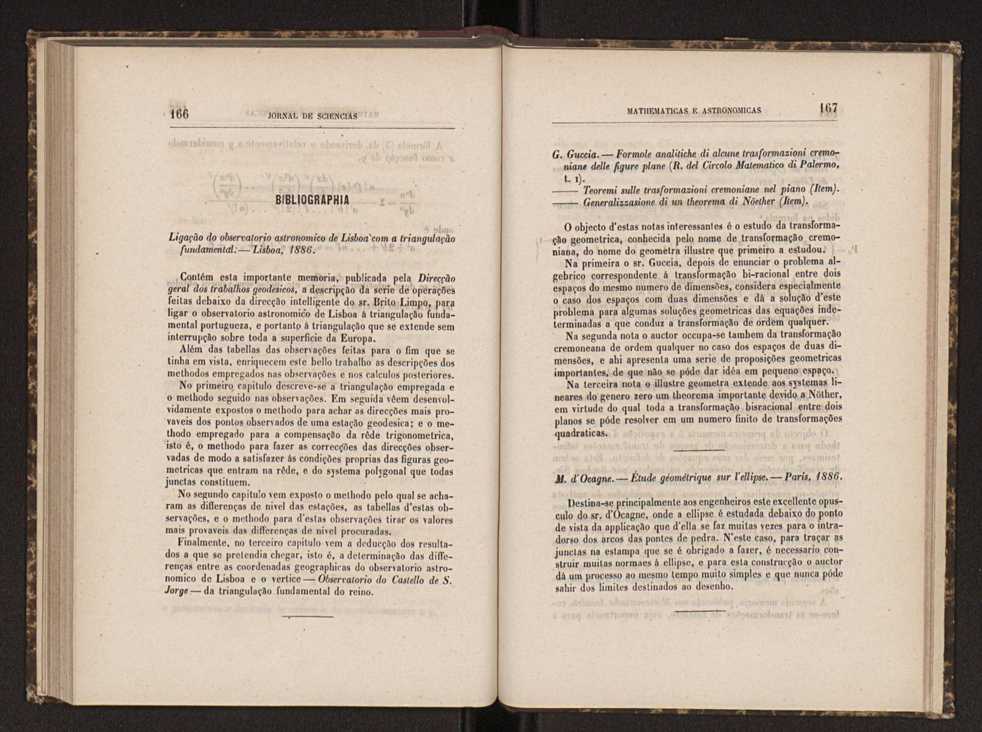 Jornal de sciencias mathematicas e astronomicas. Vol. 7 85