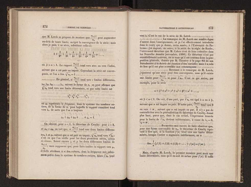 Jornal de sciencias mathematicas e astronomicas. Vol. 7 88