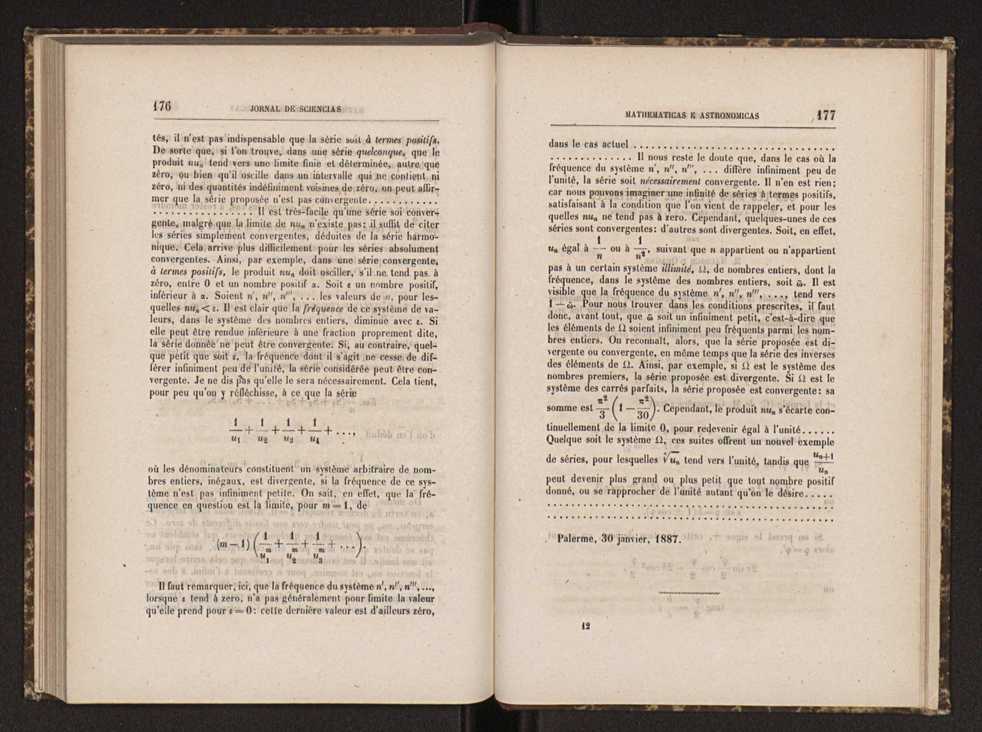 Jornal de sciencias mathematicas e astronomicas. Vol. 7 90