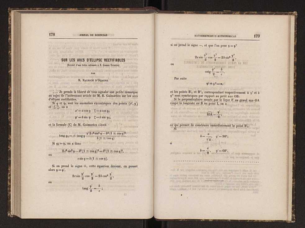 Jornal de sciencias mathematicas e astronomicas. Vol. 7 91