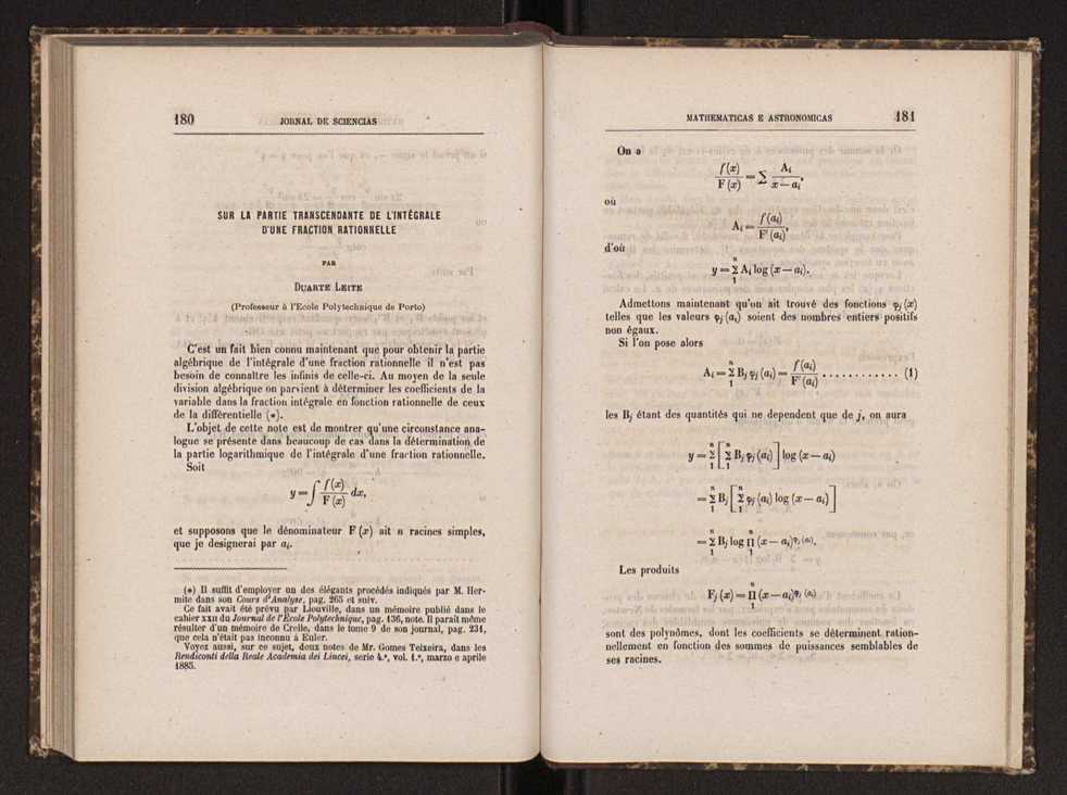 Jornal de sciencias mathematicas e astronomicas. Vol. 7 92