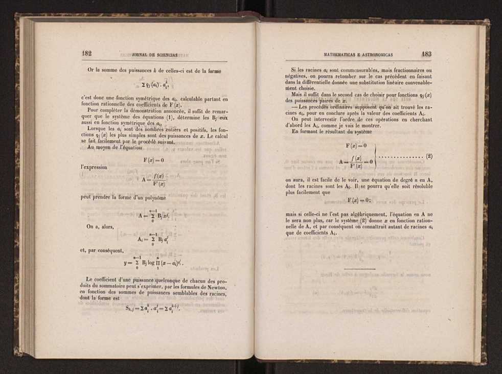 Jornal de sciencias mathematicas e astronomicas. Vol. 7 93