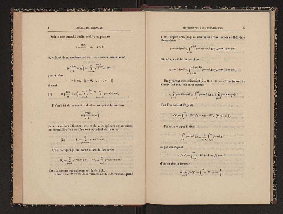 Jornal de sciencias mathematicas e astronomicas. Vol. 8 4
