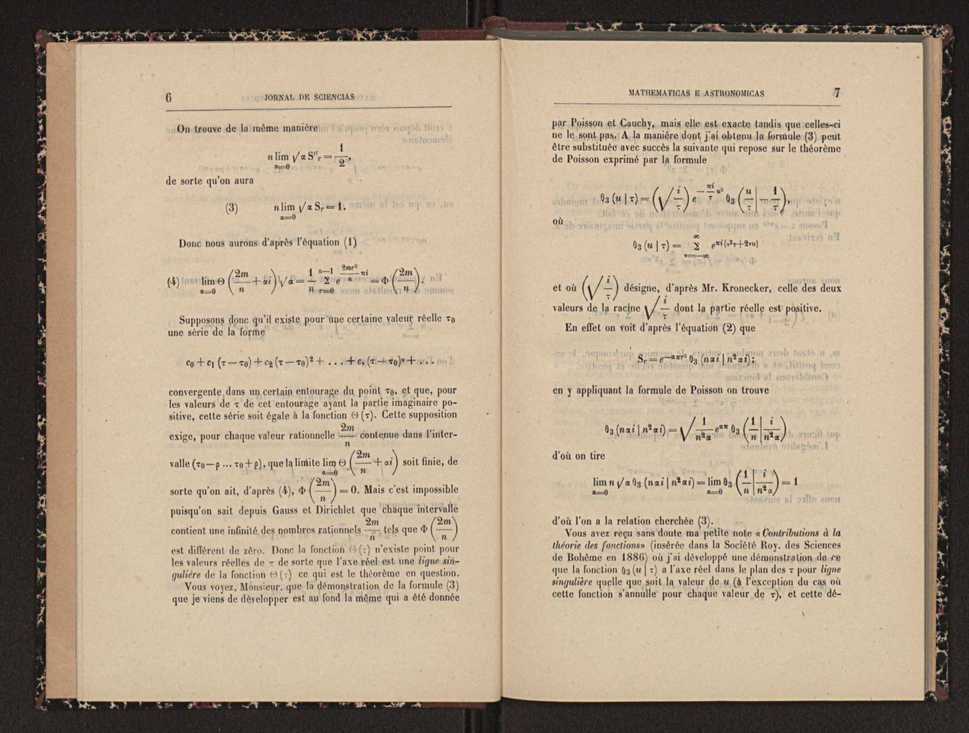 Jornal de sciencias mathematicas e astronomicas. Vol. 8 5