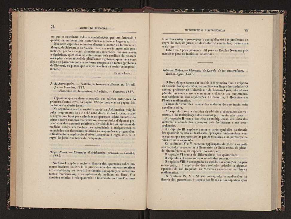 Jornal de sciencias mathematicas e astronomicas. Vol. 8 39