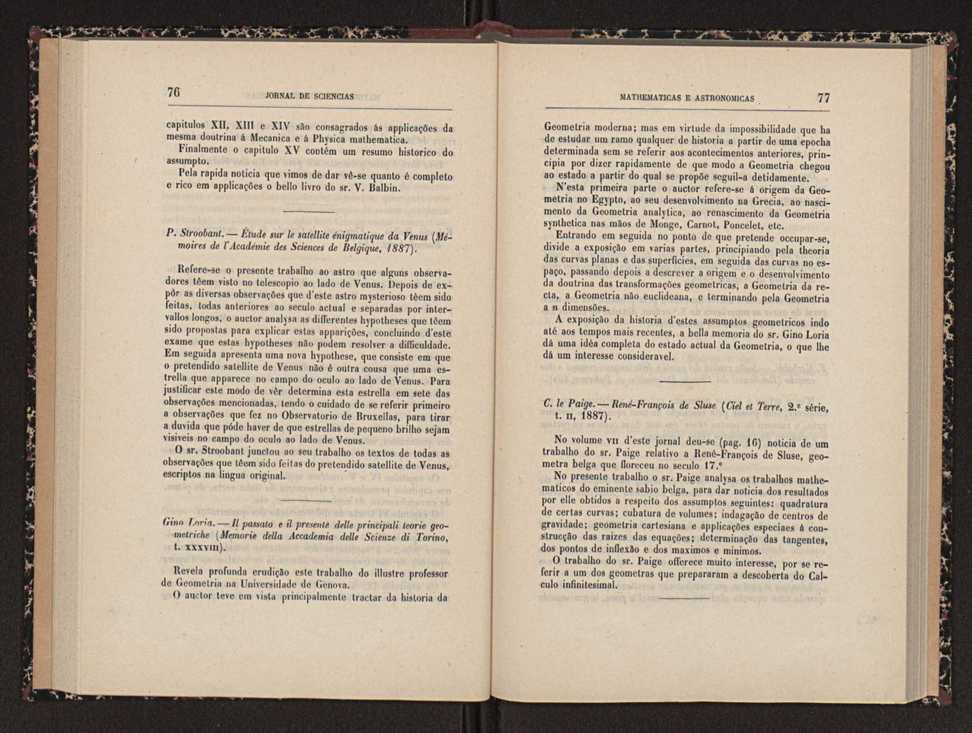 Jornal de sciencias mathematicas e astronomicas. Vol. 8 40