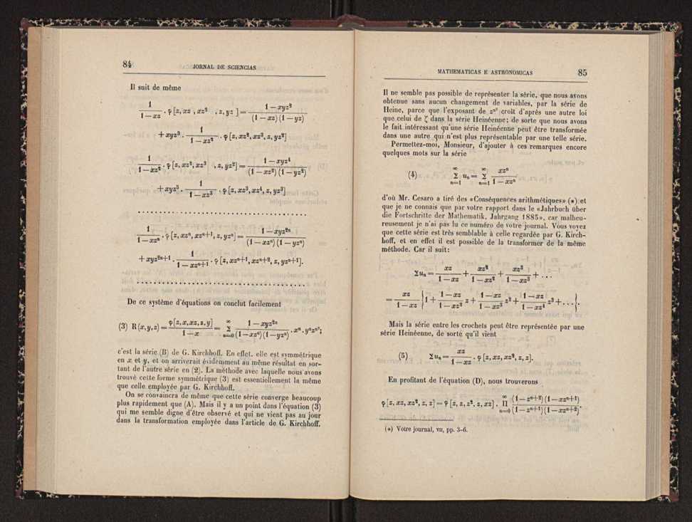 Jornal de sciencias mathematicas e astronomicas. Vol. 8 44