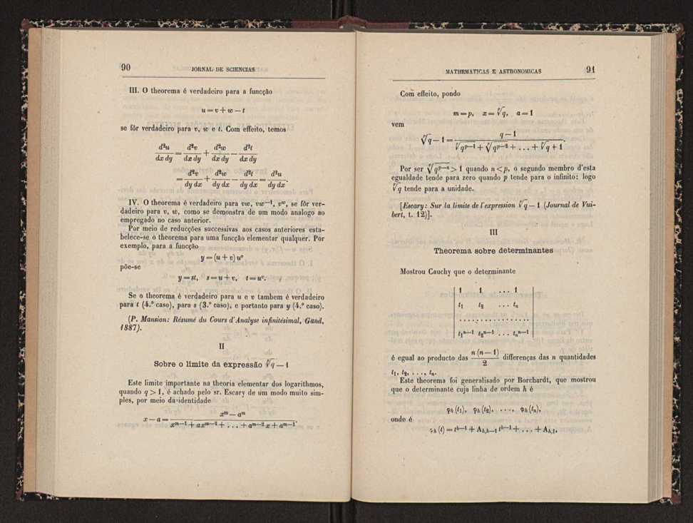 Jornal de sciencias mathematicas e astronomicas. Vol. 8 47