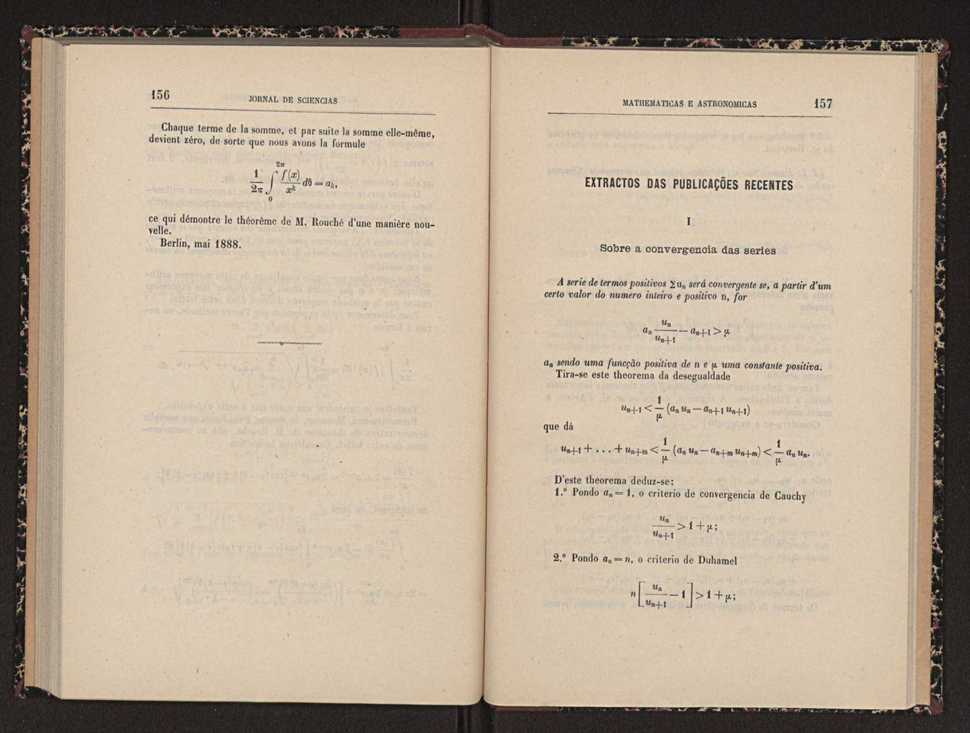 Jornal de sciencias mathematicas e astronomicas. Vol. 8 80