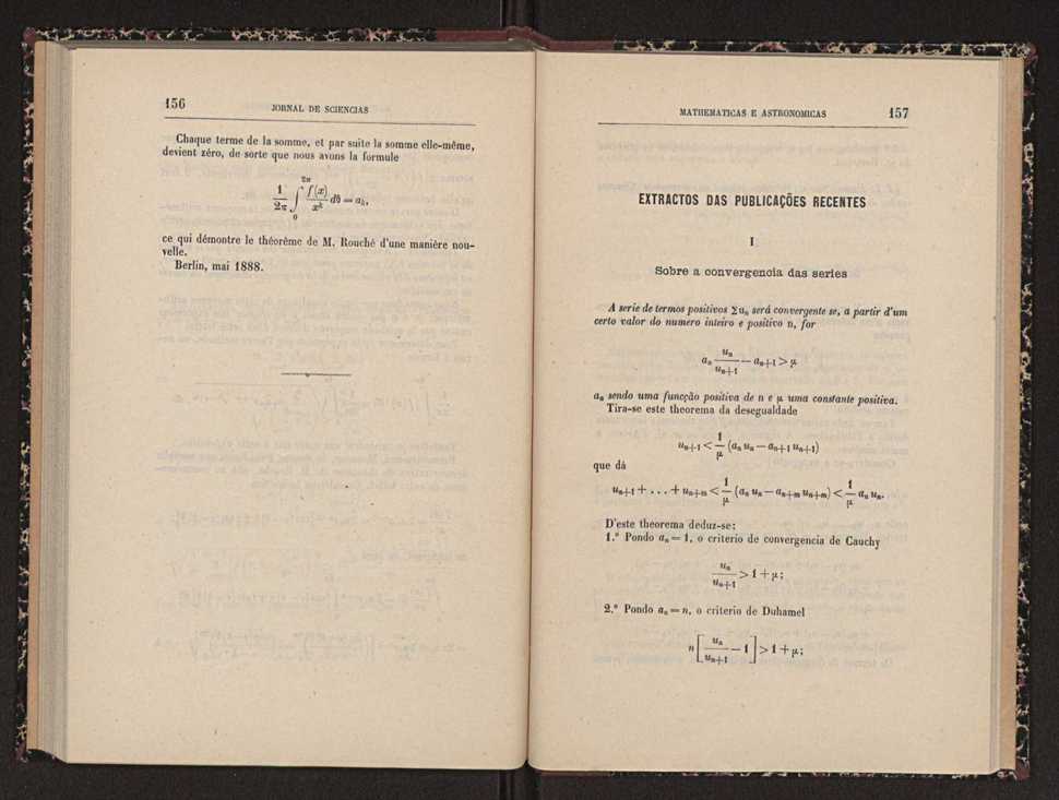 Jornal de sciencias mathematicas e astronomicas. Vol. 8 80
