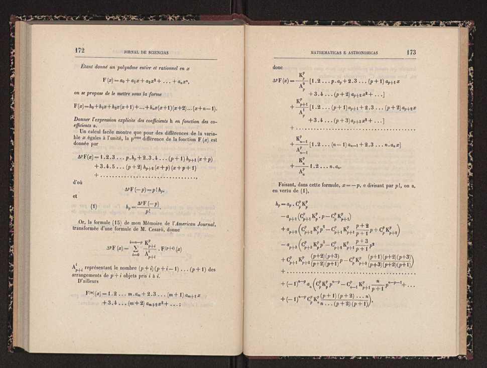 Jornal de sciencias mathematicas e astronomicas. Vol. 8 88