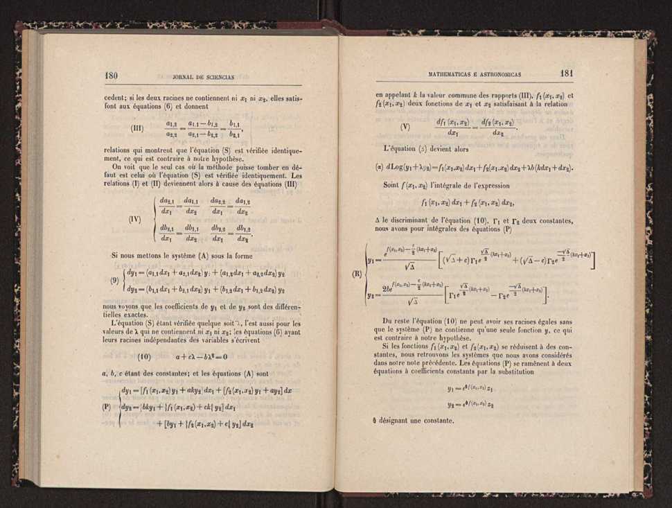 Jornal de sciencias mathematicas e astronomicas. Vol. 8 92