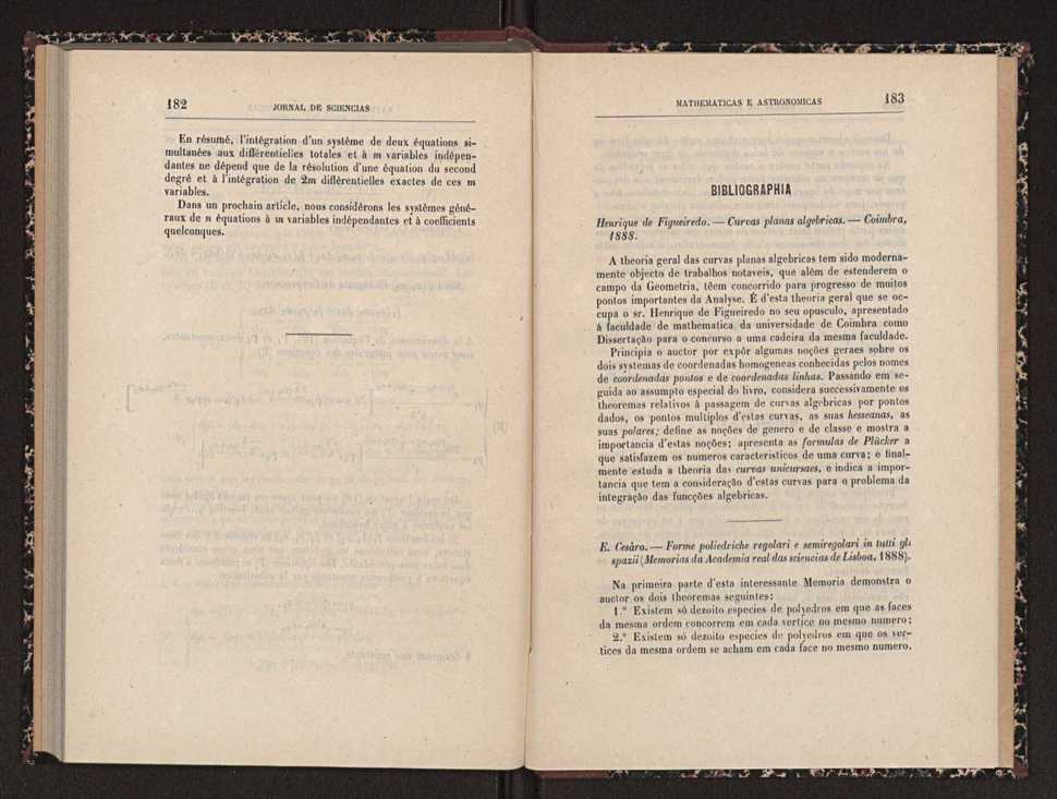 Jornal de sciencias mathematicas e astronomicas. Vol. 8 93