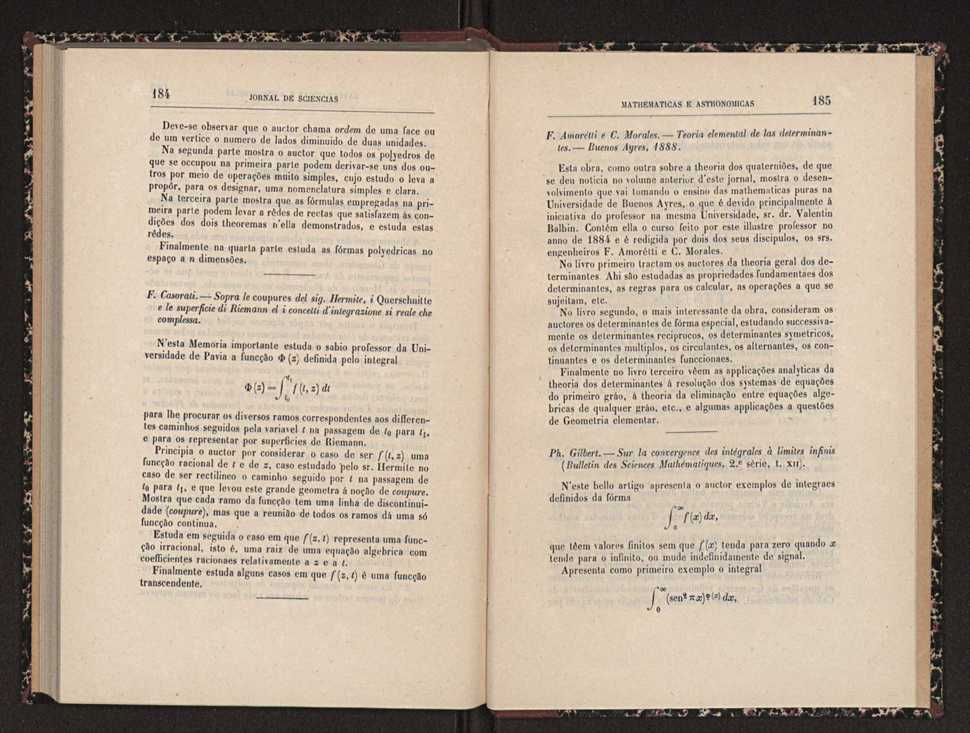 Jornal de sciencias mathematicas e astronomicas. Vol. 8 94