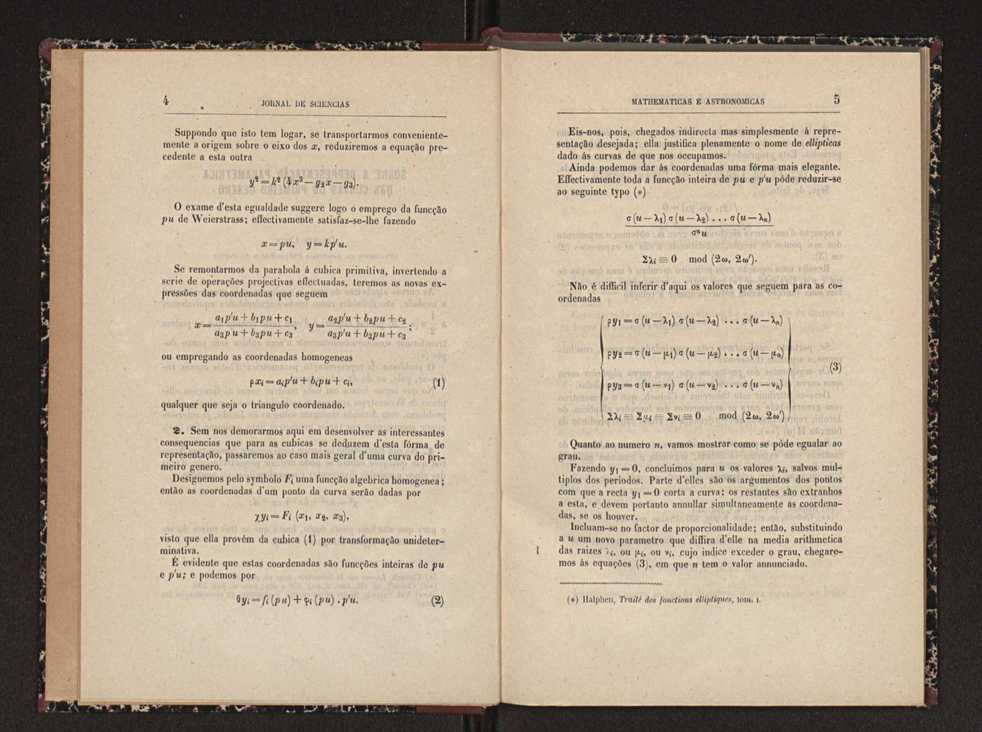 Jornal de sciencias mathematicas e astronomicas. Vol. 9 4