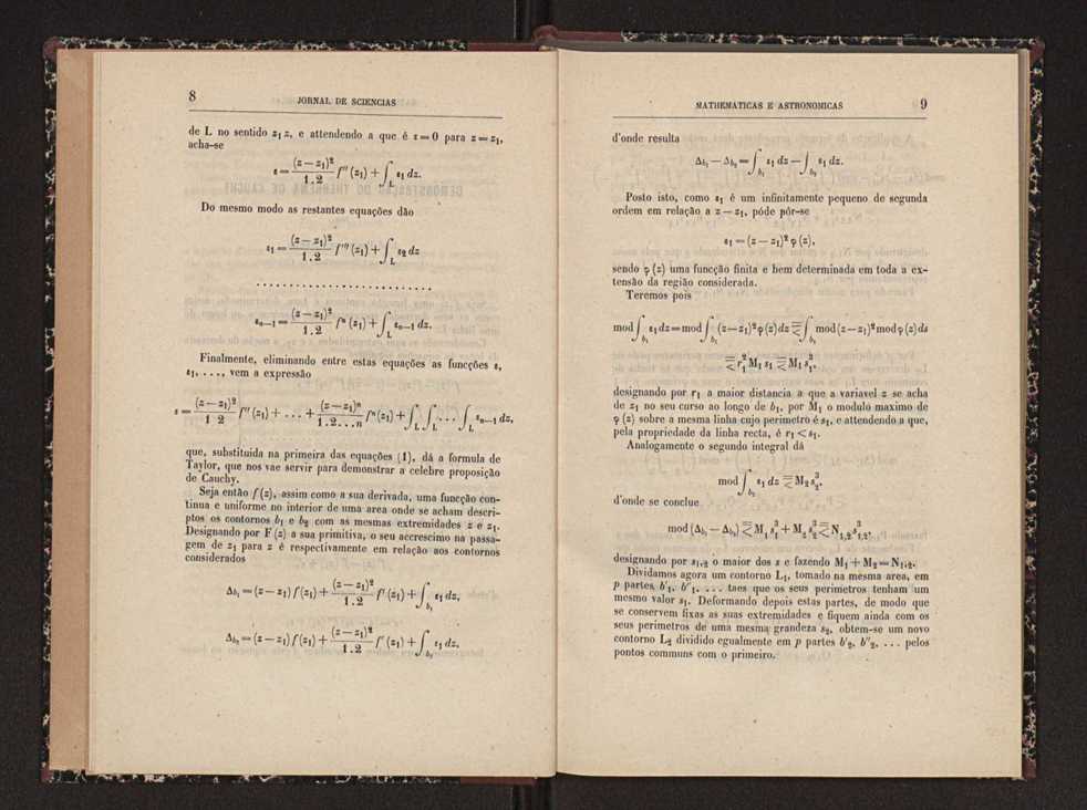 Jornal de sciencias mathematicas e astronomicas. Vol. 9 5