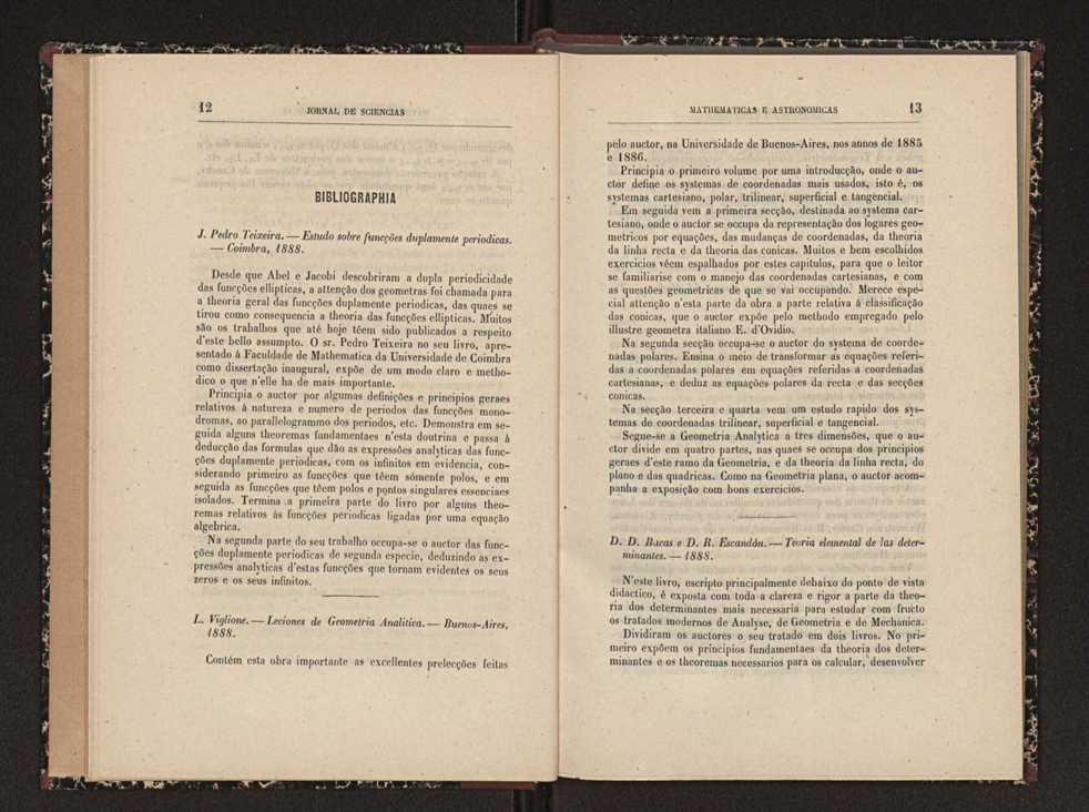 Jornal de sciencias mathematicas e astronomicas. Vol. 9 7