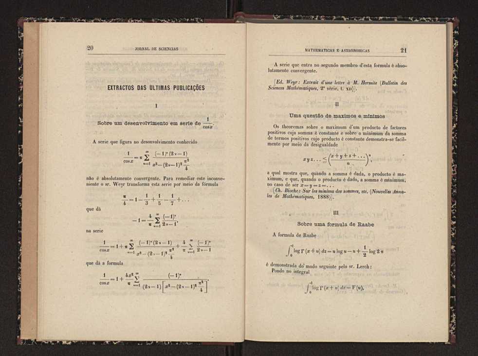 Jornal de sciencias mathematicas e astronomicas. Vol. 9 11