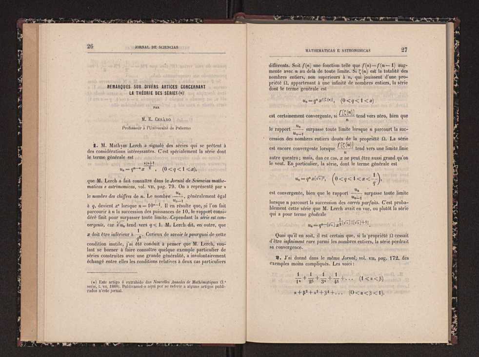 Jornal de sciencias mathematicas e astronomicas. Vol. 9 14