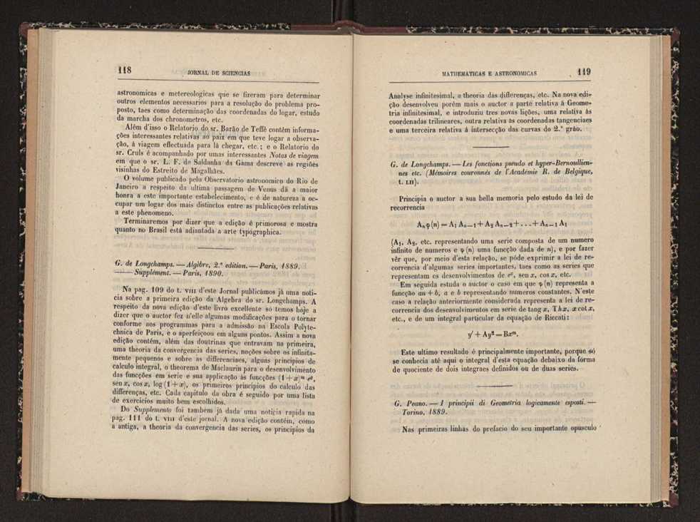 Jornal de sciencias mathematicas e astronomicas. Vol. 9 60