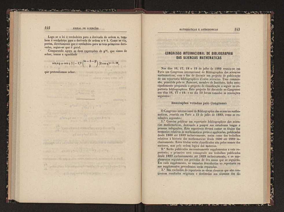 Jornal de sciencias mathematicas e astronomicas. Vol. 9 72