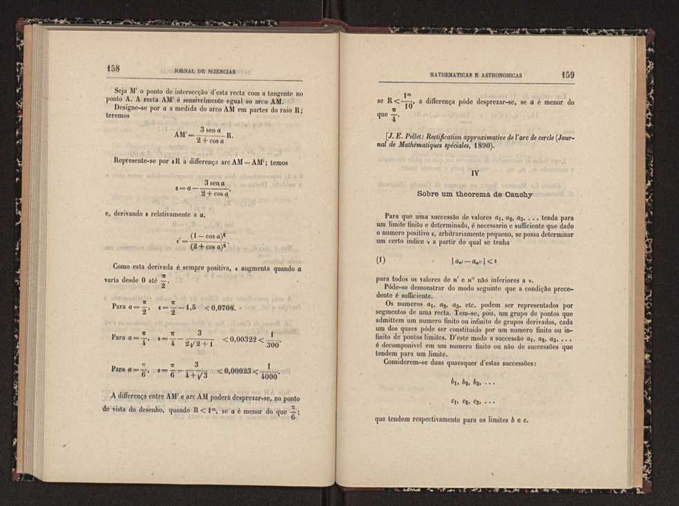 Jornal de sciencias mathematicas e astronomicas. Vol. 9 80