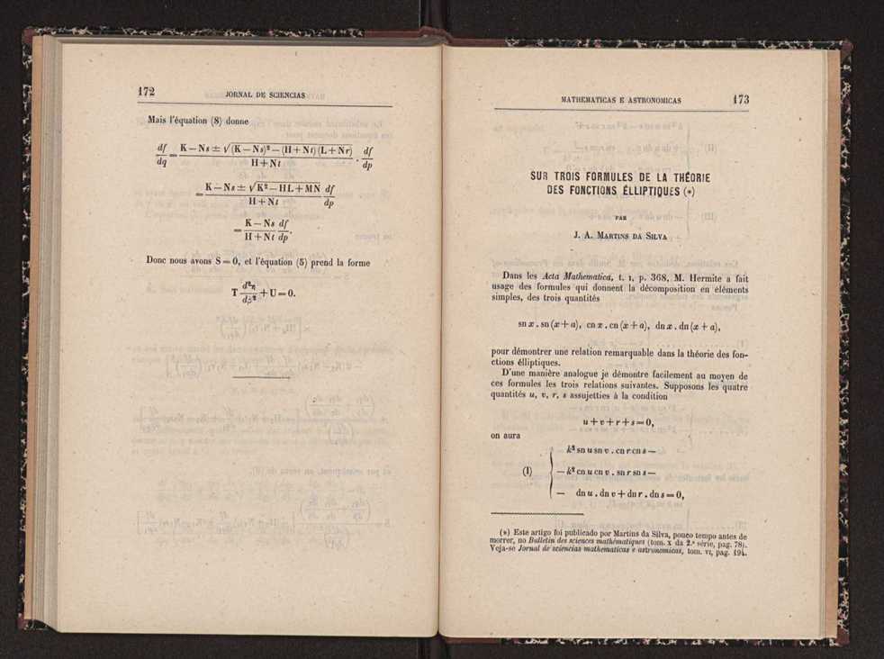 Jornal de sciencias mathematicas e astronomicas. Vol. 9 87