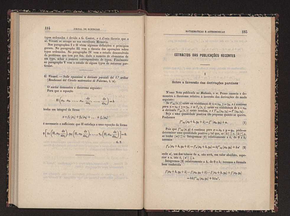 Jornal de sciencias mathematicas e astronomicas. Vol. 9 93