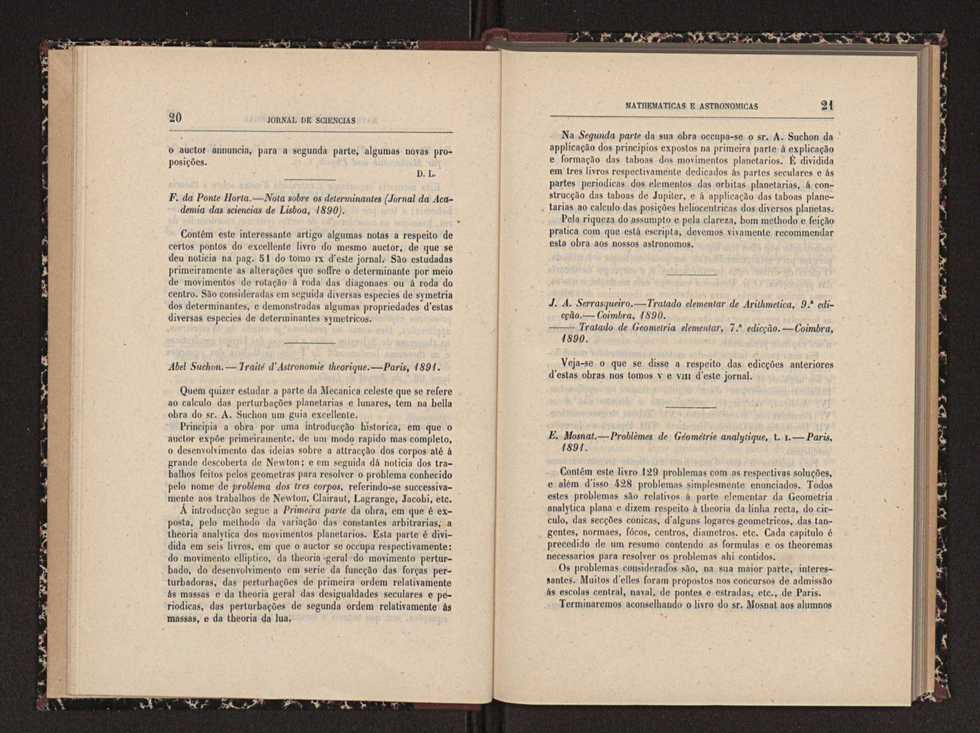 Jornal de sciencias mathematicas e astronomicas. Vol. 10 12