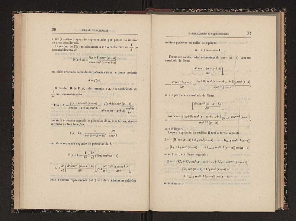 Jornal de sciencias mathematicas e astronomicas. Vol. 10 20