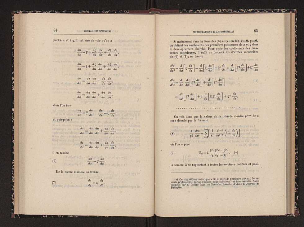 Jornal de sciencias mathematicas e astronomicas. Vol. 10 44
