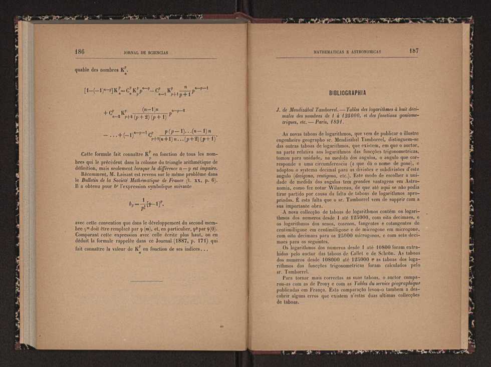 Jornal de sciencias mathematicas e astronomicas. Vol. 10 95