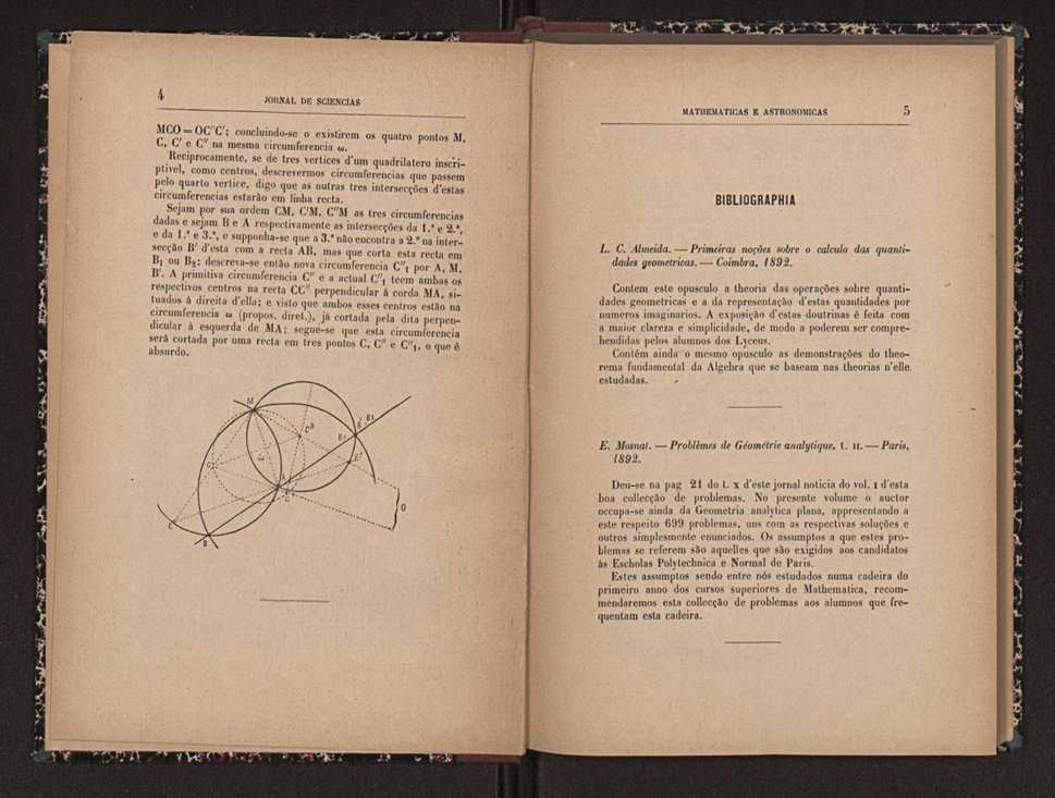 Jornal de sciencias mathematicas e astronomicas. Vol. 11 4