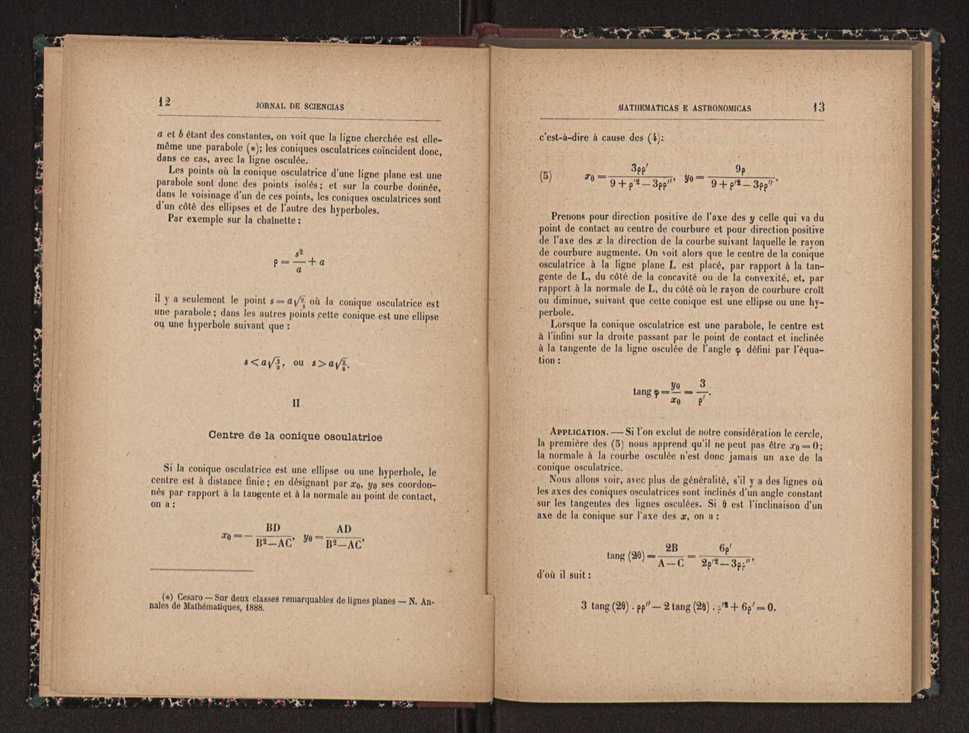 Jornal de sciencias mathematicas e astronomicas. Vol. 11 8