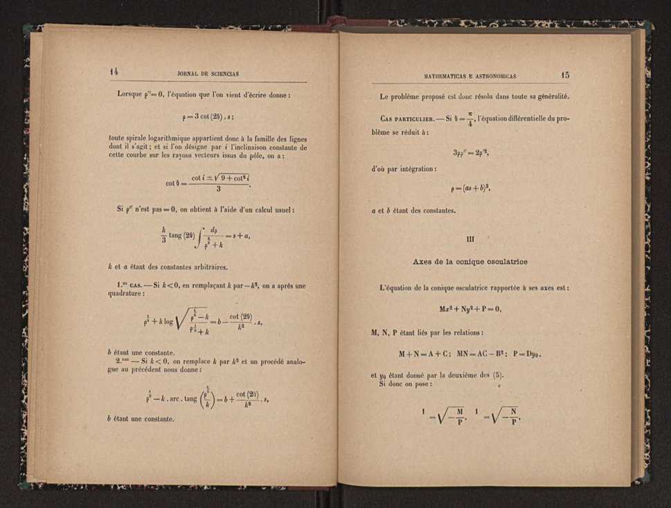 Jornal de sciencias mathematicas e astronomicas. Vol. 11 9