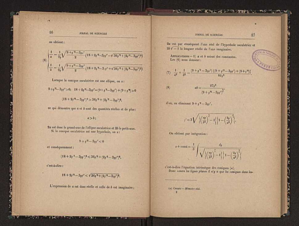Jornal de sciencias mathematicas e astronomicas. Vol. 11 10