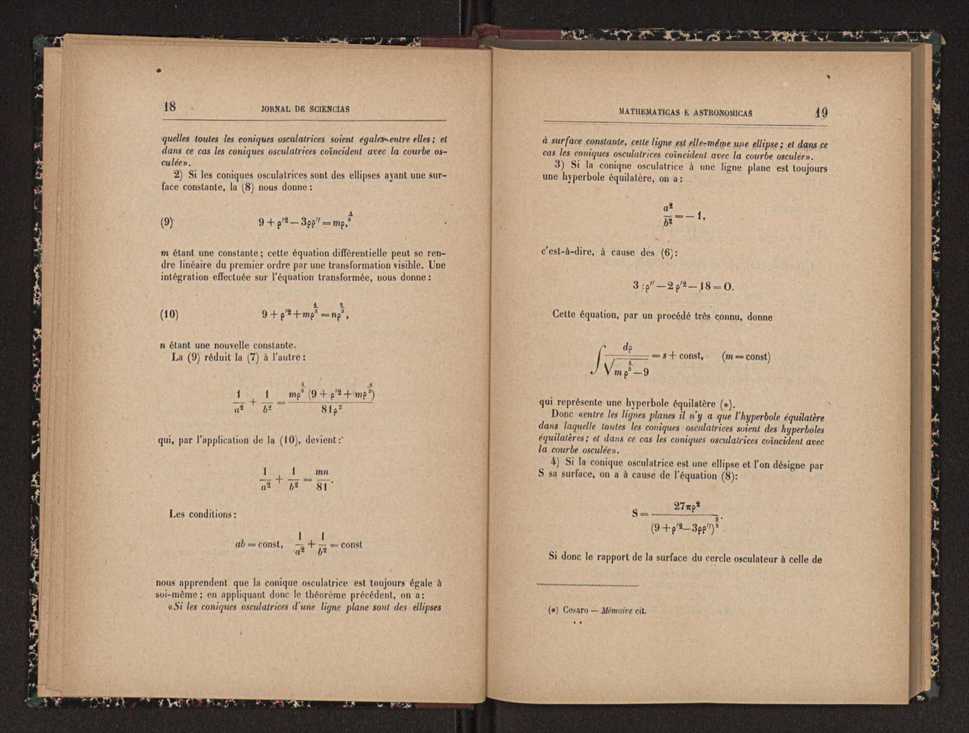 Jornal de sciencias mathematicas e astronomicas. Vol. 11 11