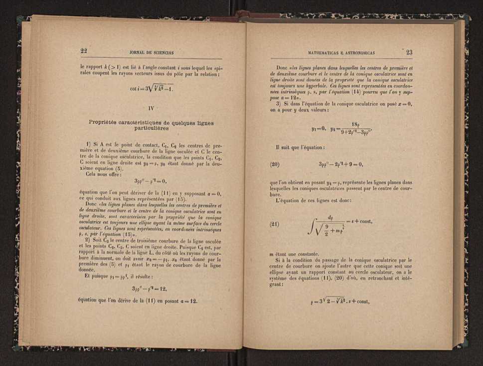 Jornal de sciencias mathematicas e astronomicas. Vol. 11 13