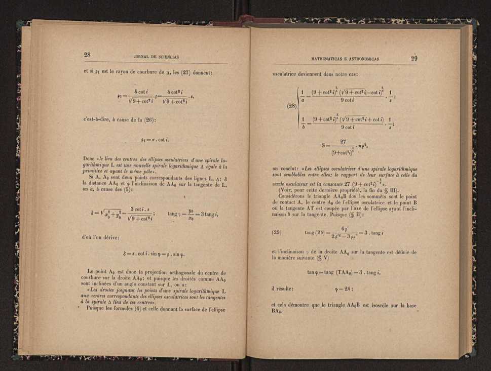 Jornal de sciencias mathematicas e astronomicas. Vol. 11 16
