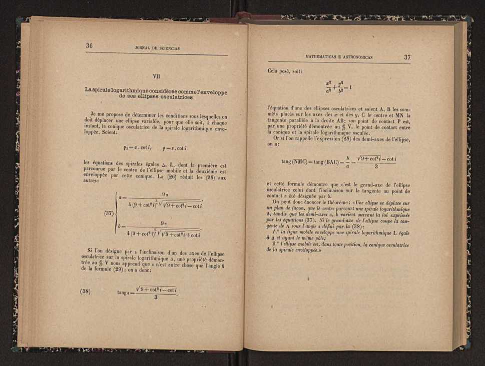 Jornal de sciencias mathematicas e astronomicas. Vol. 11 20