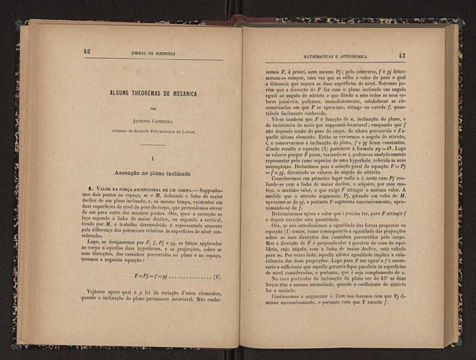 Jornal de sciencias mathematicas e astronomicas. Vol. 11 23