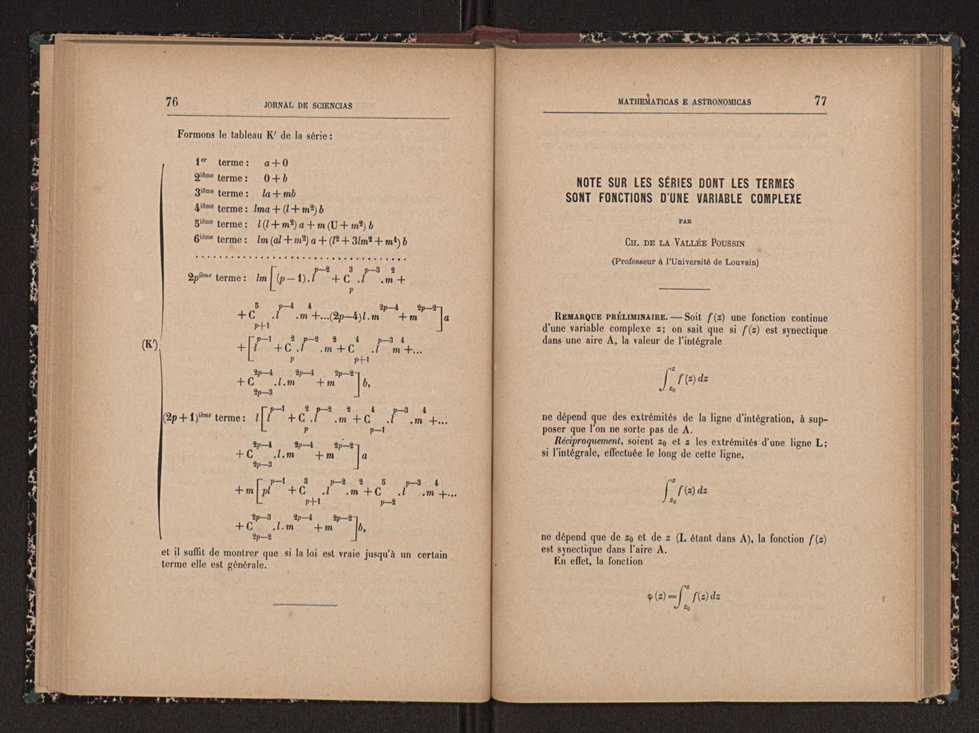 Jornal de sciencias mathematicas e astronomicas. Vol. 11 40