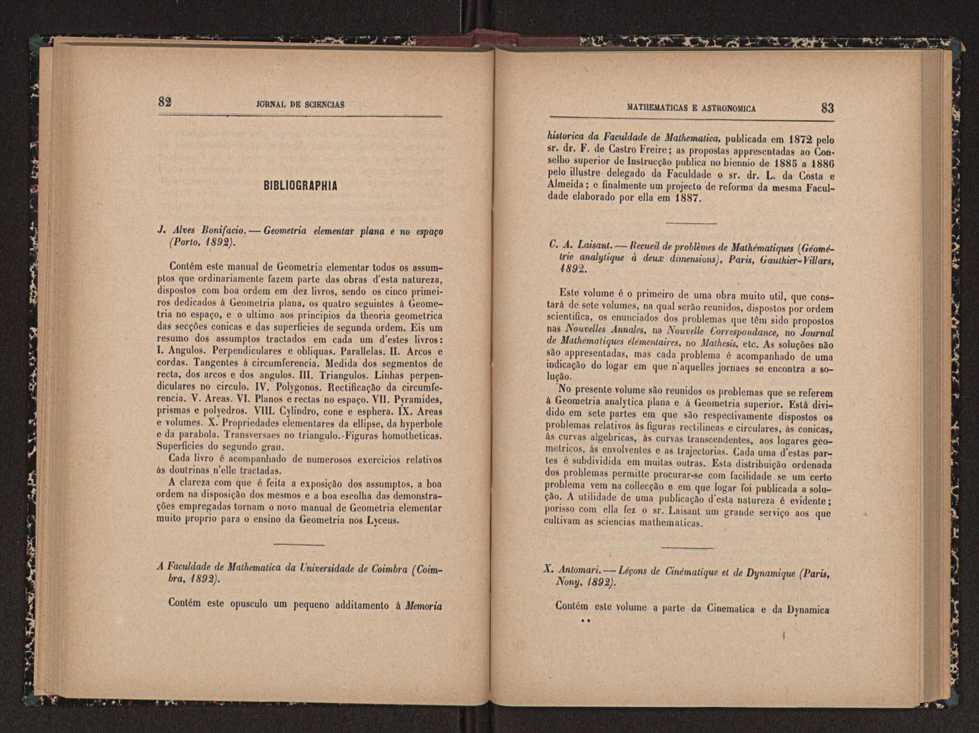 Jornal de sciencias mathematicas e astronomicas. Vol. 11 43