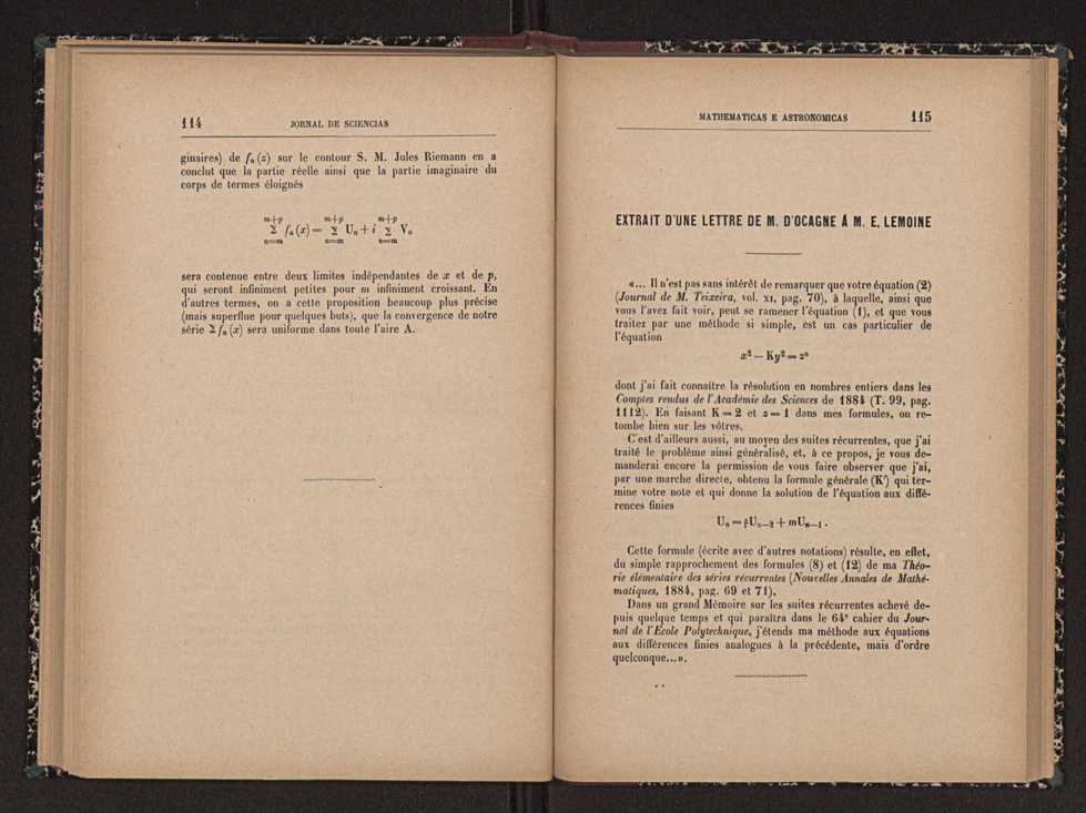 Jornal de sciencias mathematicas e astronomicas. Vol. 11 59