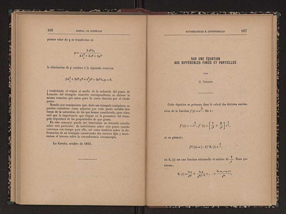 Jornal de sciencias mathematicas e astronomicas. Vol. 11 85