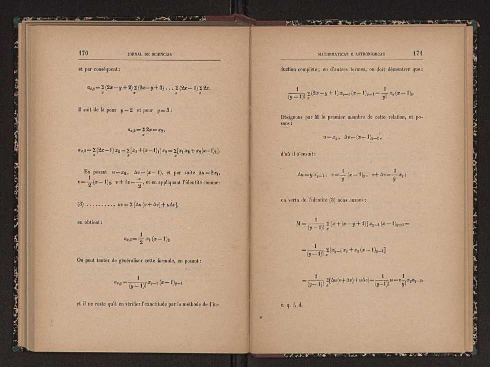 Jornal de sciencias mathematicas e astronomicas. Vol. 11 87