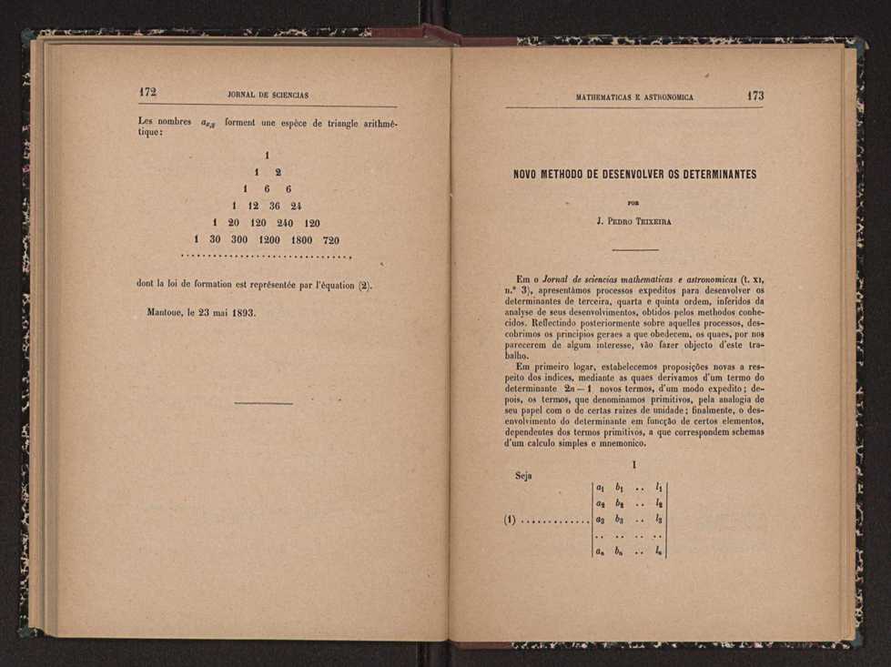 Jornal de sciencias mathematicas e astronomicas. Vol. 11 88