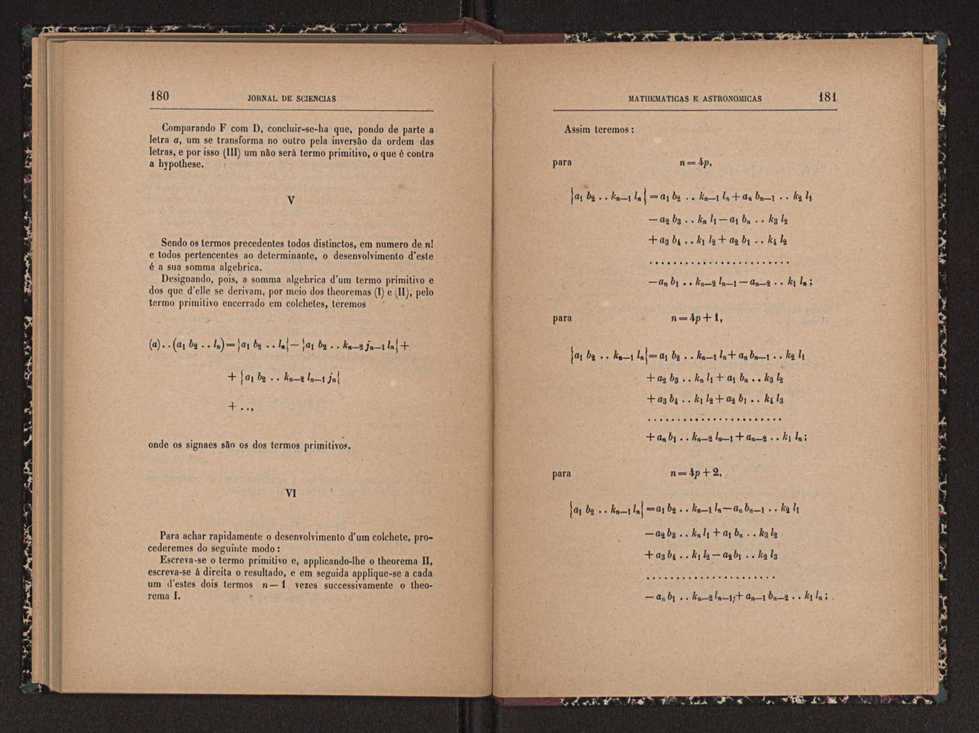 Jornal de sciencias mathematicas e astronomicas. Vol. 11 92